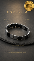 Bracelet en Hématite