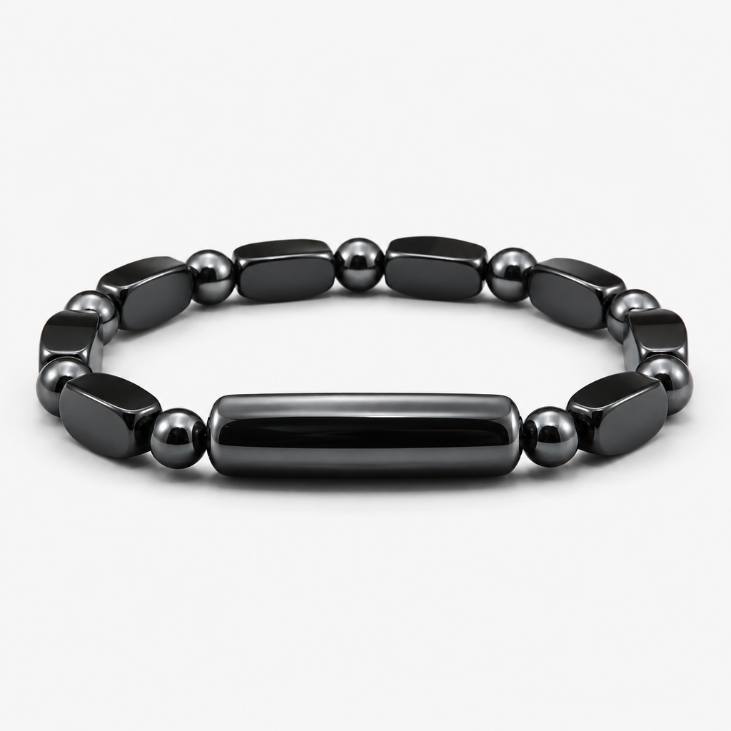 Bracelet Hématite Argentée